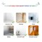 72 Pieces 3D Butterfly Wall Decor, 3 Styles 3 Sizes, Removable Metallic Wall Sticker Room Mural Decals for Kids Bedroom Nursery Classroom Party Decoration Wedding Decor DIY Gift (Laser)